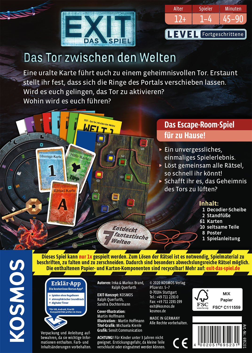 Kosmos Exit - La Puerta Entre Mundos, Juego De Mesa 695231
