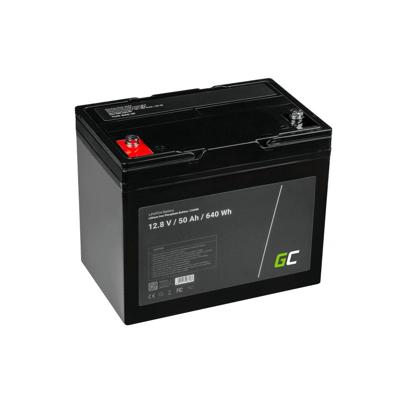 EAN 5907813966088 - Green Cell CAV06 batería de vehículos Fosfato de hierro-litio (LiFePo4) 50 Ah 12,8 V Barcos/recreativo imagen 1