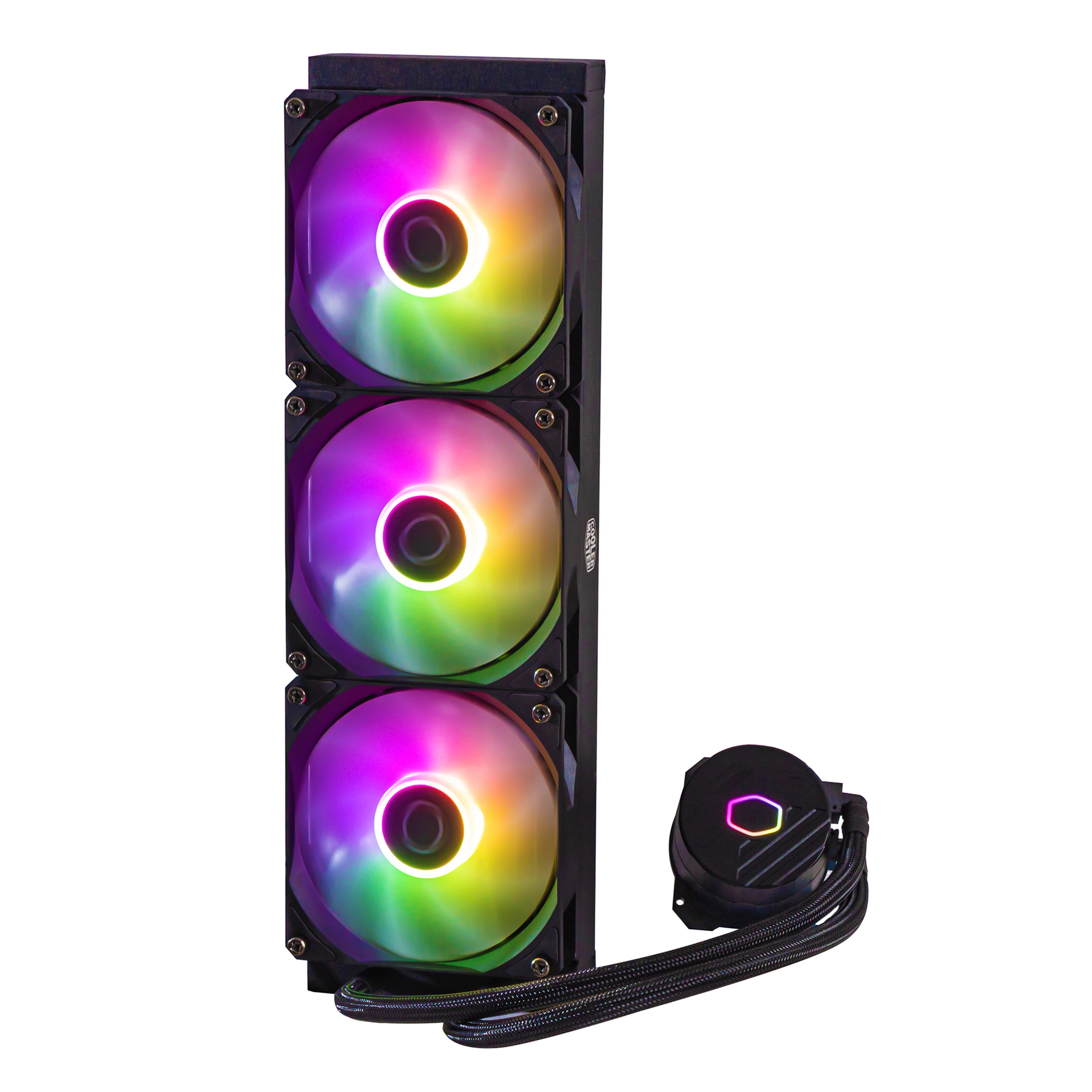 Cooler Master Masterliquid 360l Core Argb Carcasa Del Ordenador, Procesador Kit De Refrigeración Líquida 12 Cm Negro