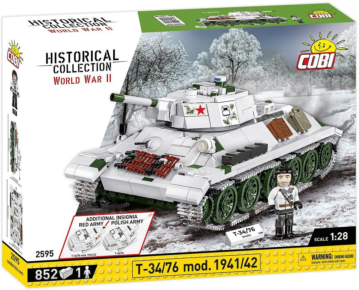 Cobi Blocks Tank T34-76  852 Pcs
