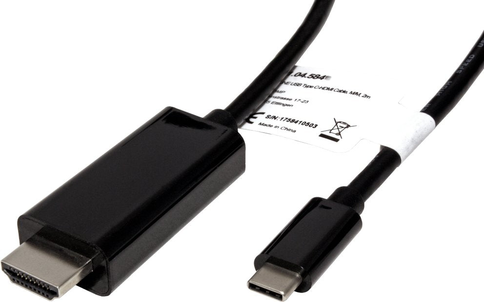 Roline Usb Typ C - Hdmi Adaptercable, St St, 5 M