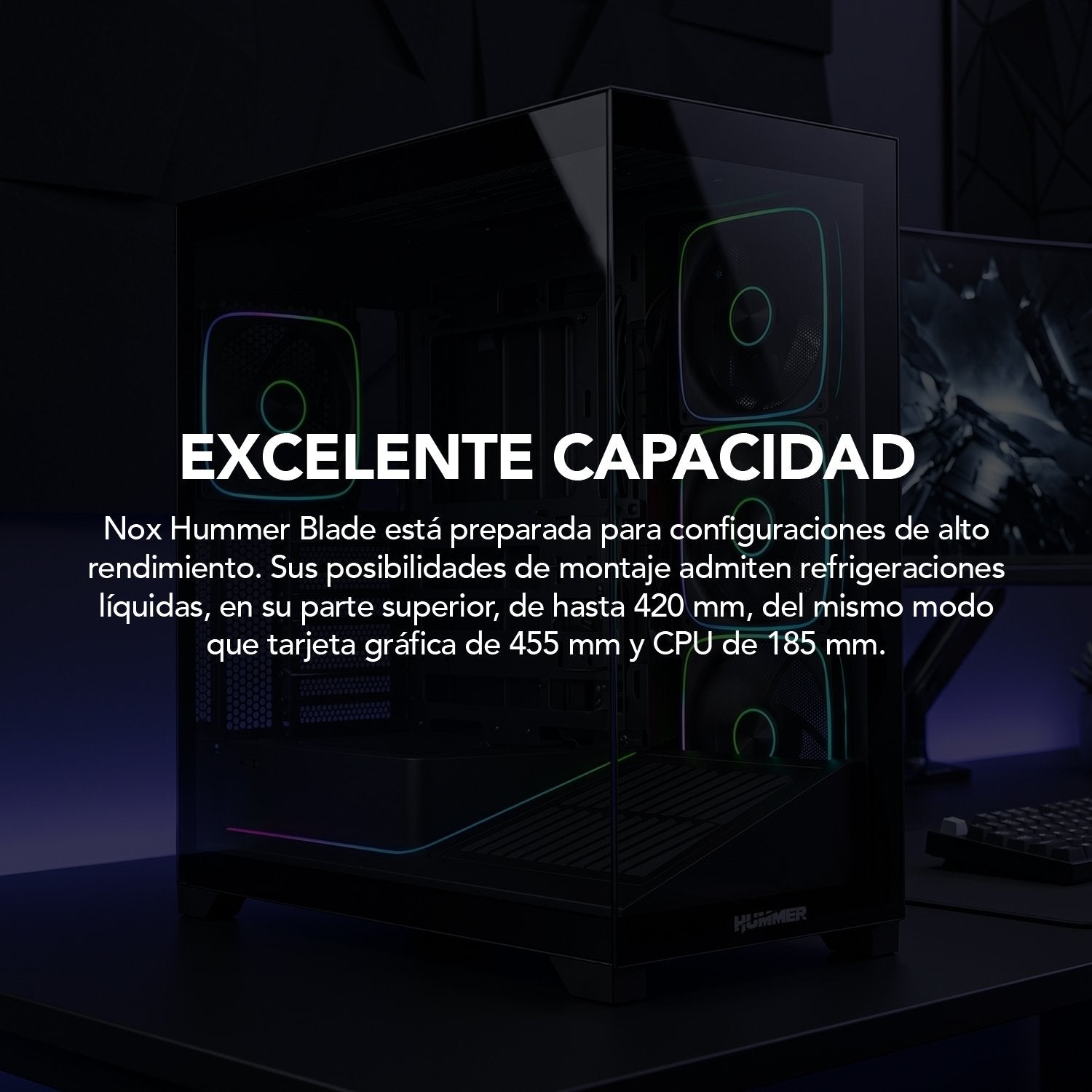 Caja Gaming Semitorre Nox Hummer Blade