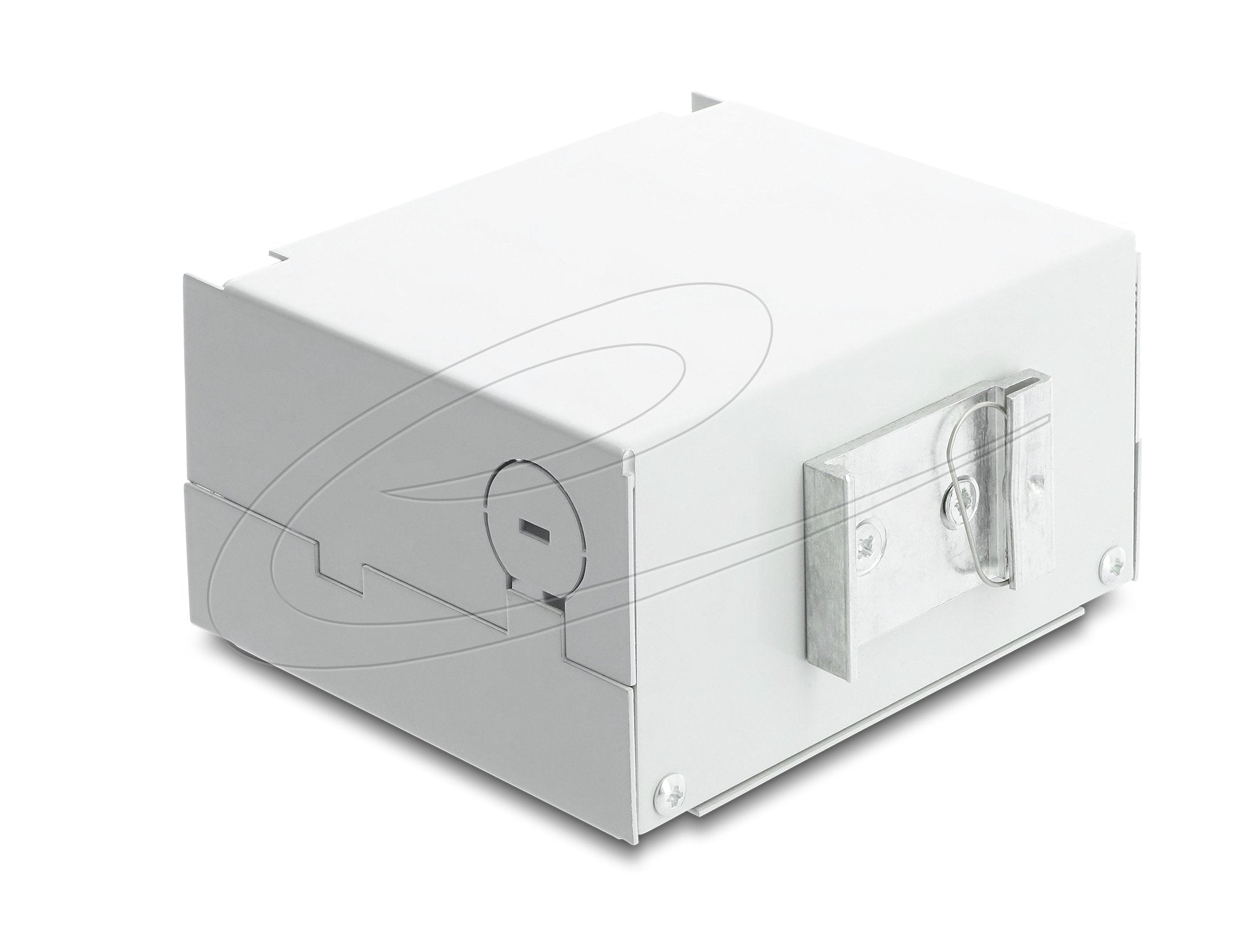 Lwl Patchfeld 6 Port Für Sc Simplex Oder Lc Duplex Grau Metall Zur Hutschienen Montage