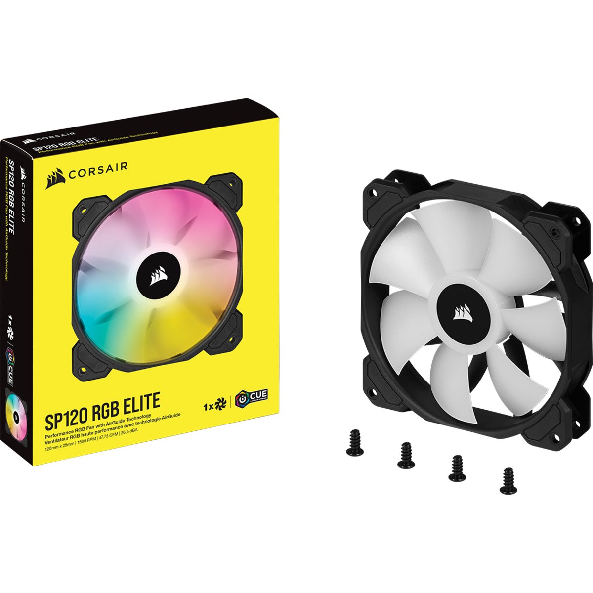 Ventilador Caja Corsair Sp Series Sp120 Rgb Elite 120mm Con Airguide Single Pack Co-9050108-Ww Ventilador Caja Corsair Sp Series Sp120 Rgb Elite 120mm Con Airguide Single Pack Co-9050108-Ww