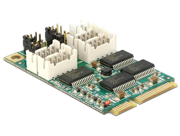 Modul Minipcie I O Pcie Full Size 4 X Seriell Rs-232 Mit Spannungsversorgung