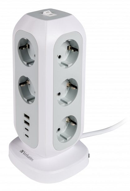 EAN 0023942495475 - Verbatim 49547 base múltiple 11 salidas AC Interior Blanco imagen 2