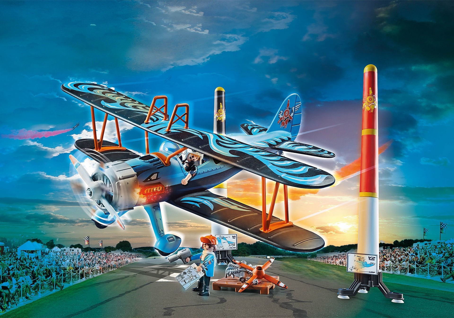 Playmobil Stuntshow Biplano Phoenix