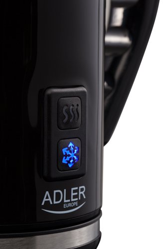 Espumador De Leche Adler Ad 4478 Automático Negro, Blanco