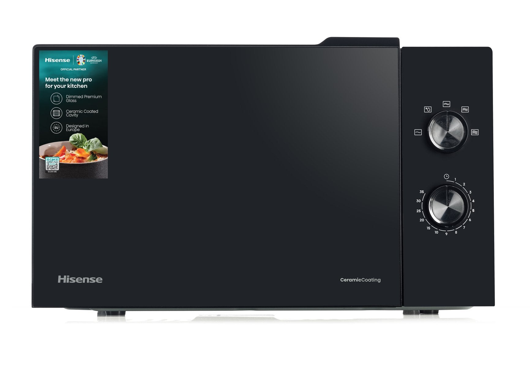 Microondas Hisense H23mobp2h4  Solo Encimera 23 L 800 W Negro