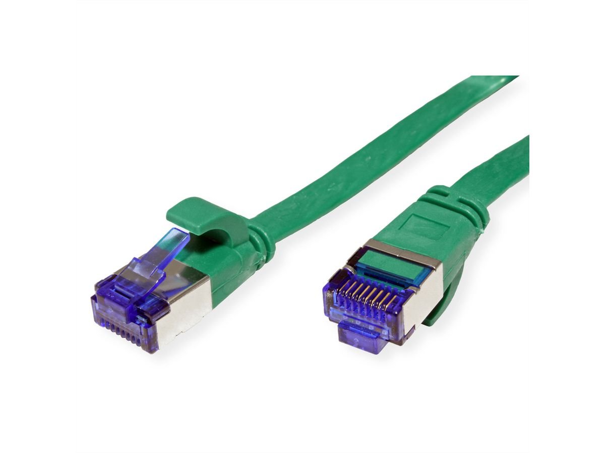 Value Cable De Red Cat.6a (Class Ea) Ftp, Extra-Flach, Grn, 1,5 M