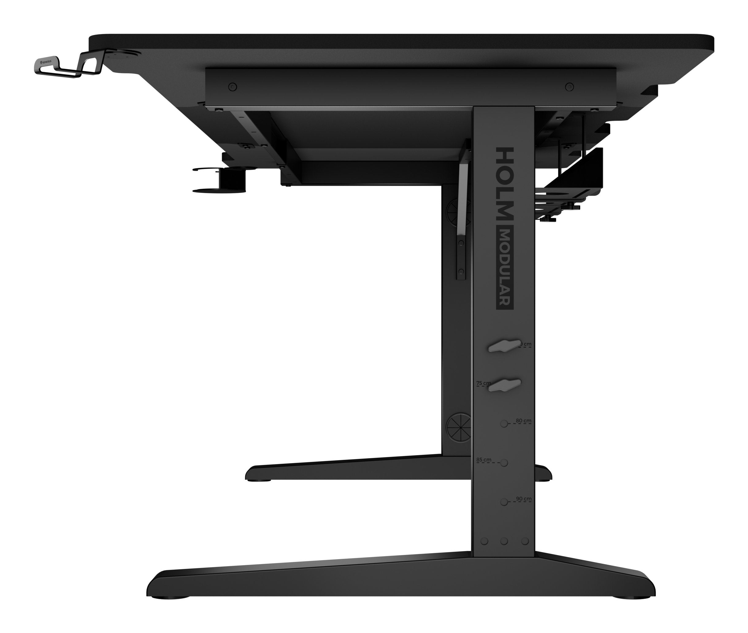 Mesa Gaming Genesis Holm Modular 180 Rgb Negro 180x75 Cm