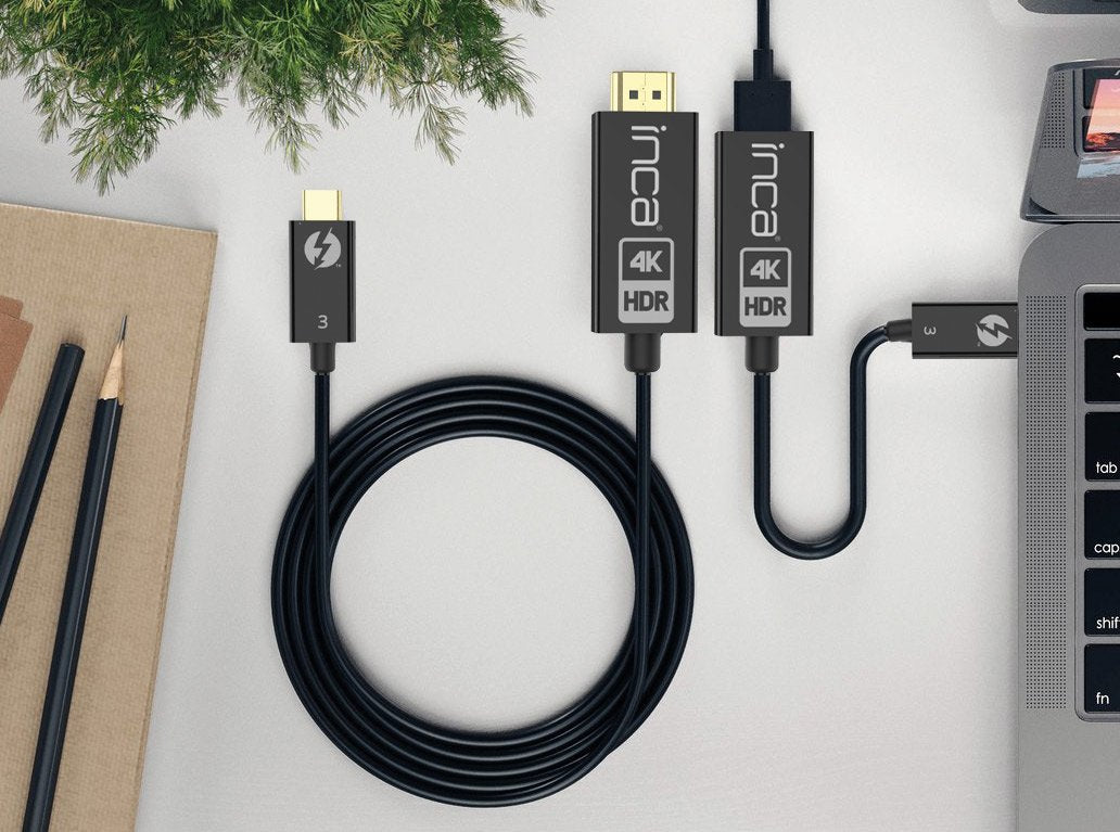 Inca Hdmi-Cable Itch-30 2.0 > Typ-C 4k60hz, Thunderb.3 1,8