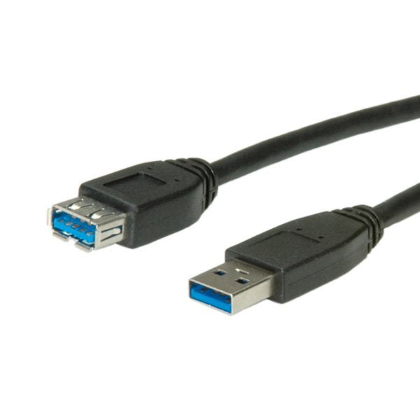 EAN 7611990190461 - ROLINE 11.02.8978 cable USB USB 3.2 Gen 1 (3.1 Gen 1) 1,8 m USB A Negro imagen 1