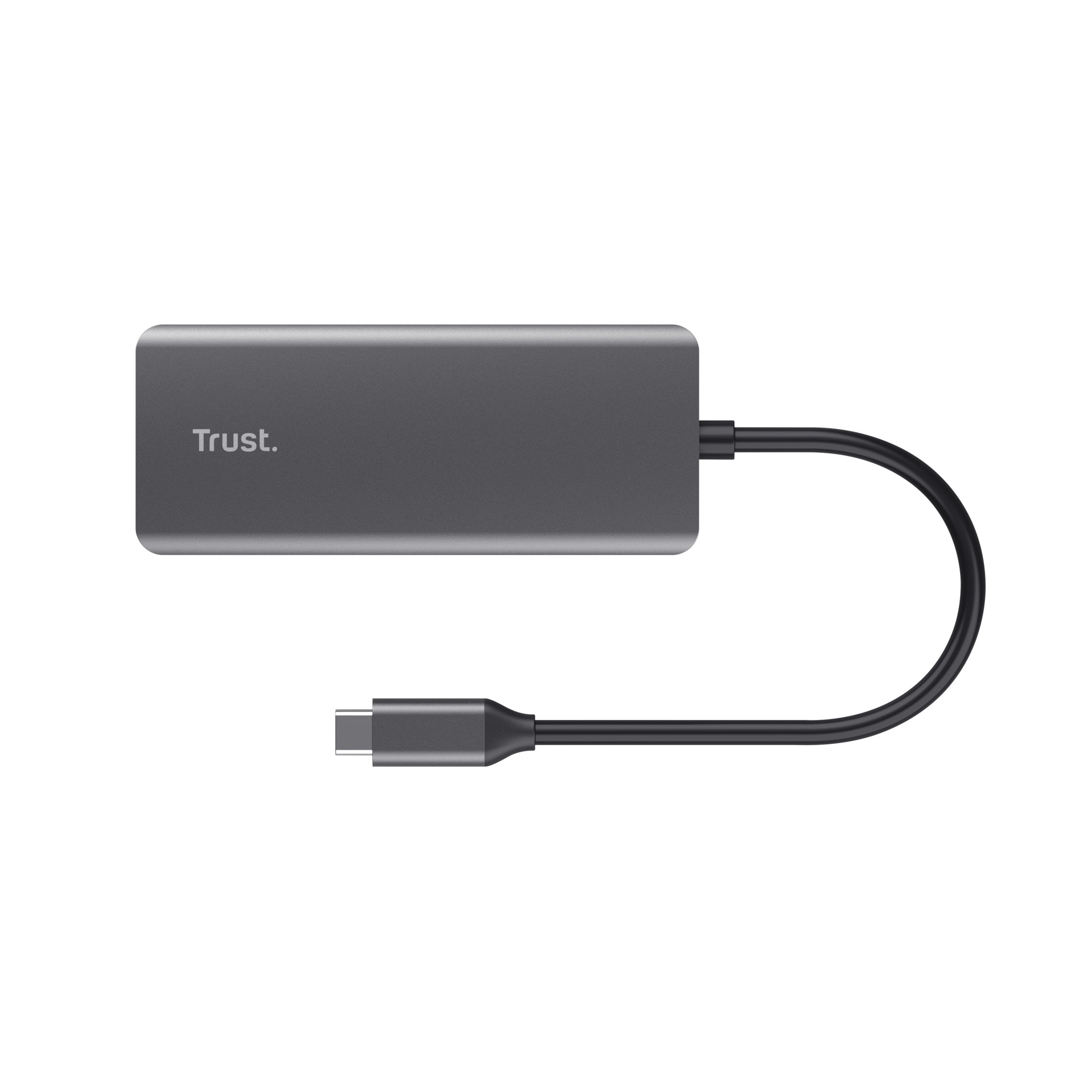 Docking Usb Tipo-C Trust Dalyx 2xusb 2xusb Tipo-C 1xhdmi 1xrj45 Gris