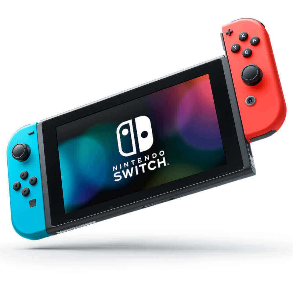 Nintendo Switch Roja Y Azul Incluye 2 Mandos Joy-Con + Juego Ring Fit Adventure + Ring-Con + Cinta Para La Pierna