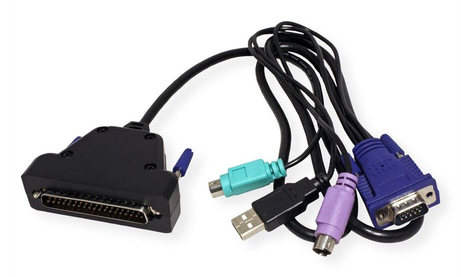19-Zoll-Kvm-Konsole, 48 Cm (19") Tft (16:9), Vga, Usb, De-Layout