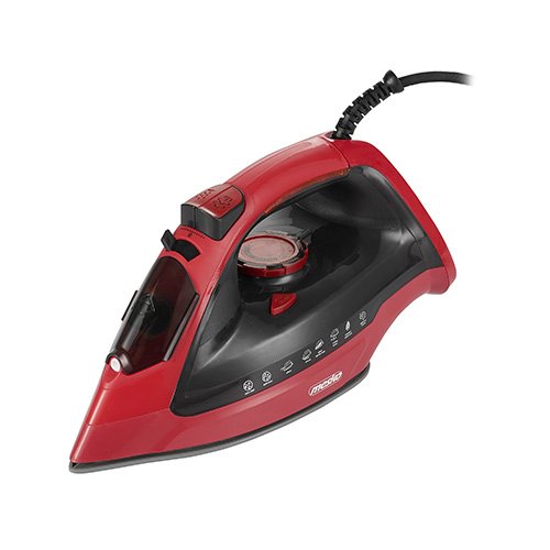 EAN 5902934833837 - Mesko Home MS 5031 plancha Plancha a vapor Suela de cerámica 2400 W Rojo imagen 1