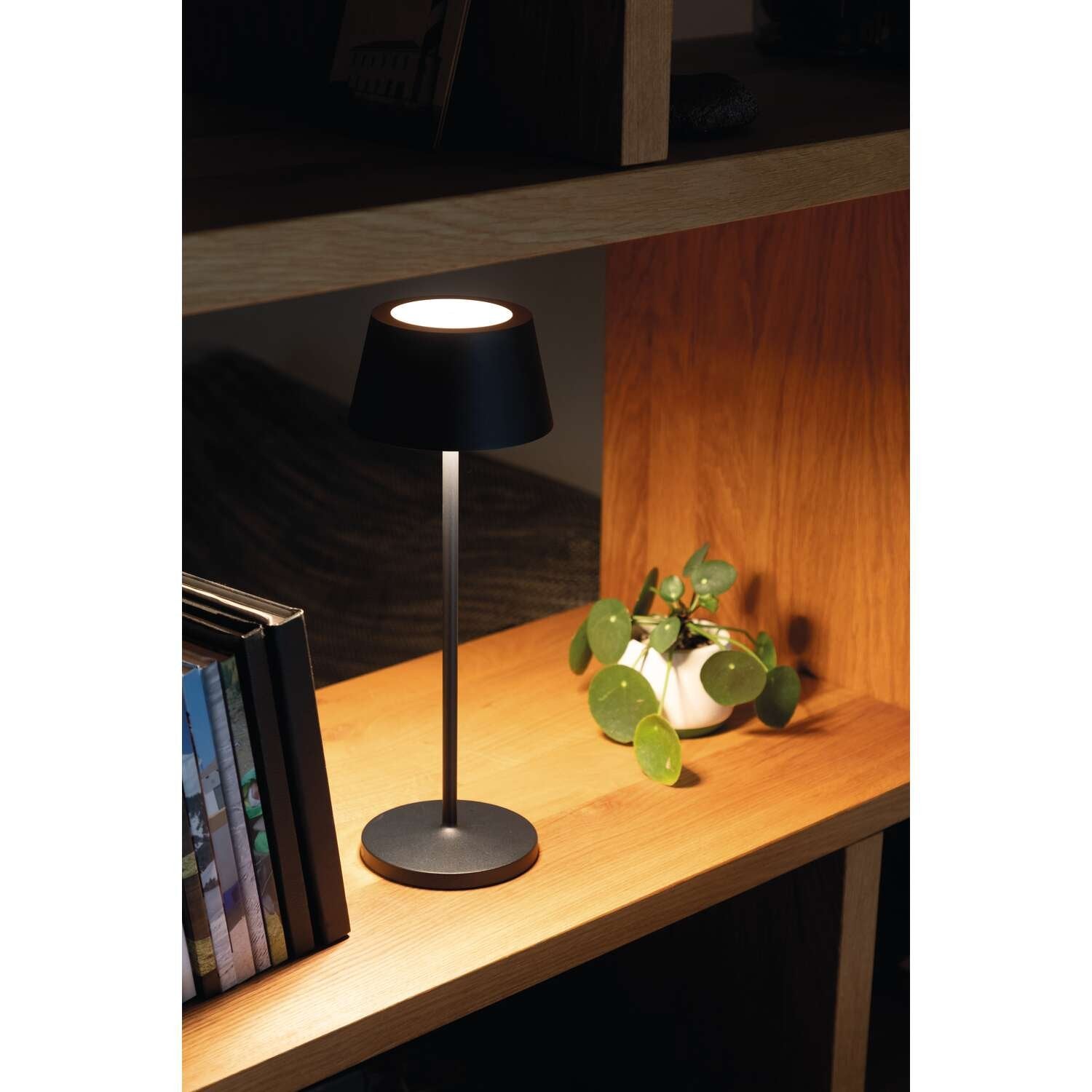 Maul Akku Led-Tischleuchte Maulnina Inkl. Lademation Gris