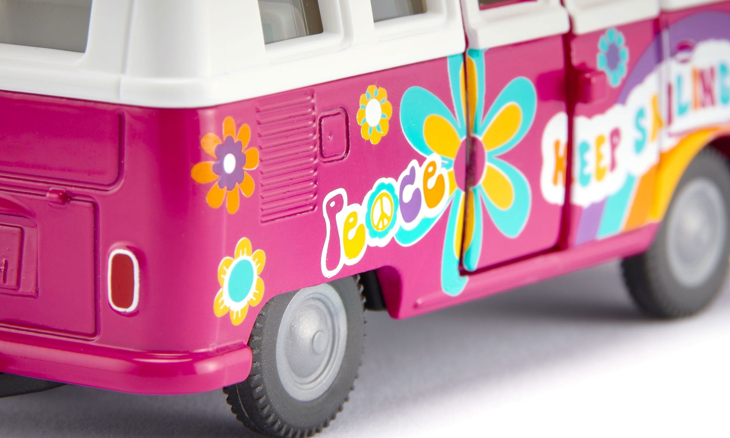 EAN 4006874023646 - Siku VW T1 Samba Modelo a escala del minibus "Samba Bus" Previamente montado 1:50 imagen 6