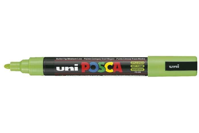 Posca Marcador  Pc-5m No Permanente Punta Forma De Bala 1,8 - 2,5 Mm Verde Manzana
