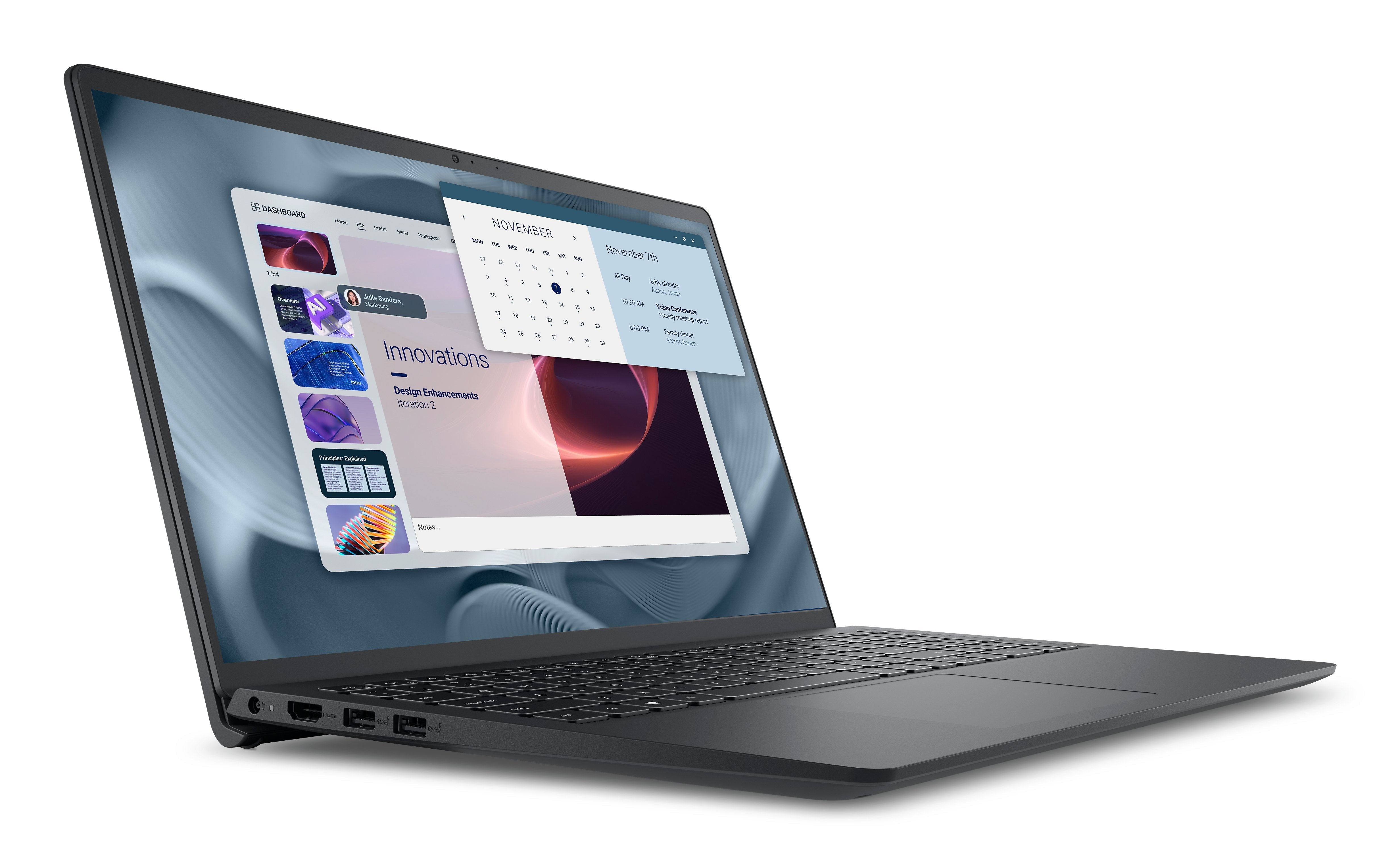 Dell Pro 15 Essential Pv15250 Intel® Core? I7 I7-1355u Portátil 39,6 Cm (15.6") Full Hd 16 Gb Ddr5-Sdram 512 Gb Ssd Wi-Fi 6 (802.11ax) Windows 11 Home Español Negro