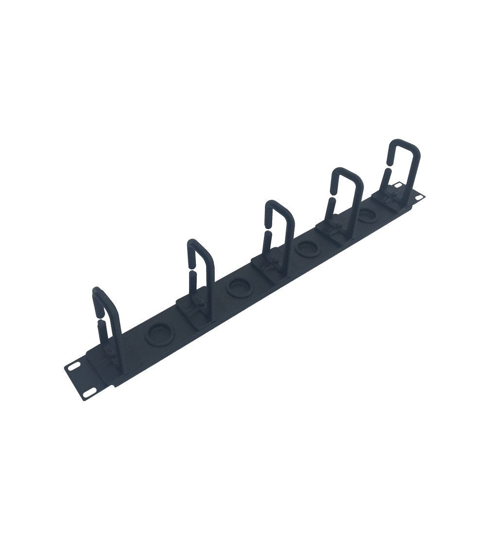Panel Pasa Cables Wp 1u Plastico  Negro