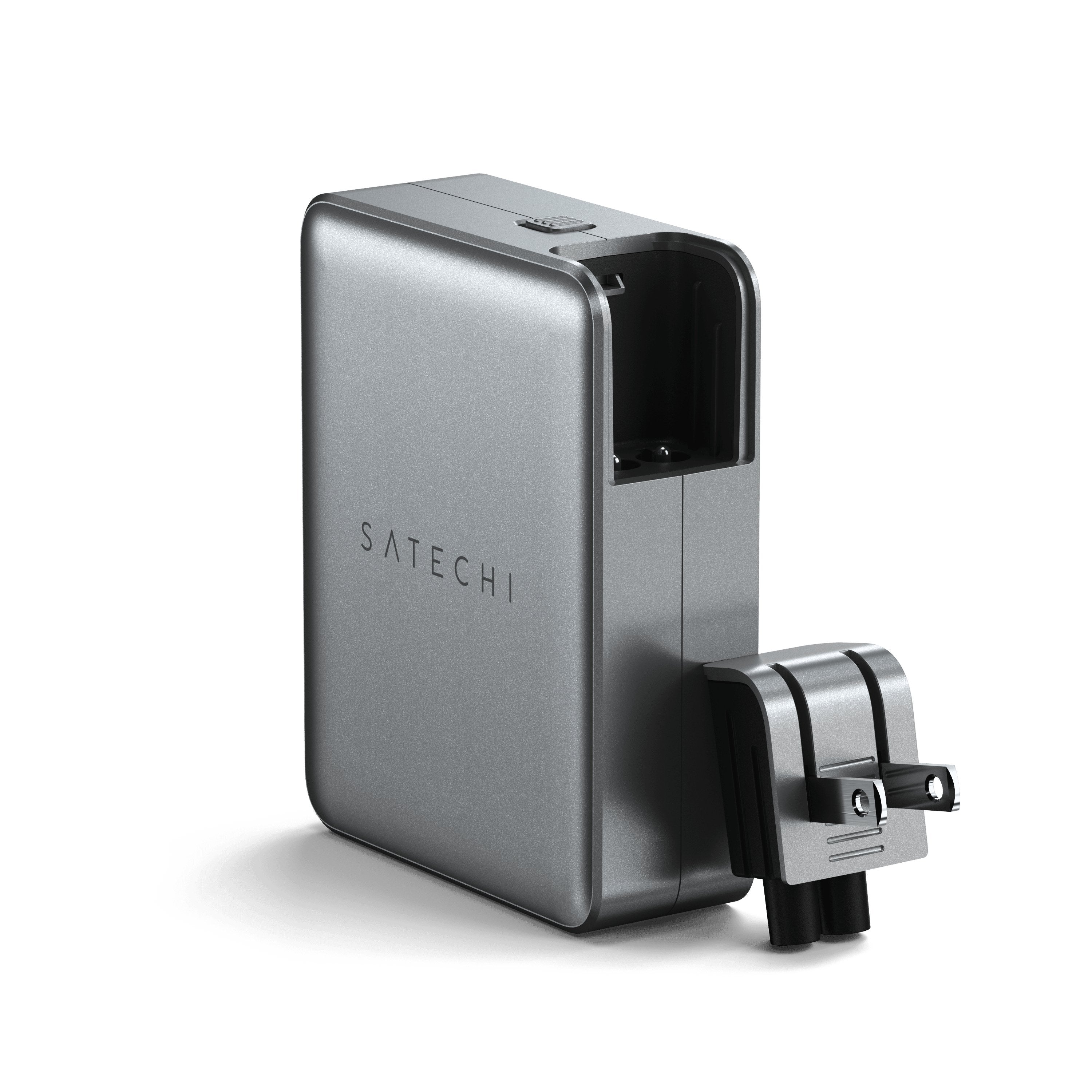 Satechi St-W145gtm Cargador De Dispositivo Móvil Universal Plata Corriente Alterna Carga Rápida Interior