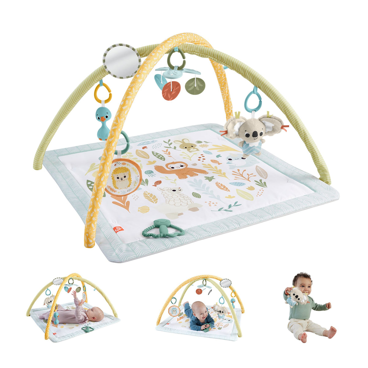EAN 0194735171385 - Fisher-Price Sensimals HRB15 gimnasio para bebé y tapete de juego Tela, Plástico Multicolor Gimnasio para imagen 2