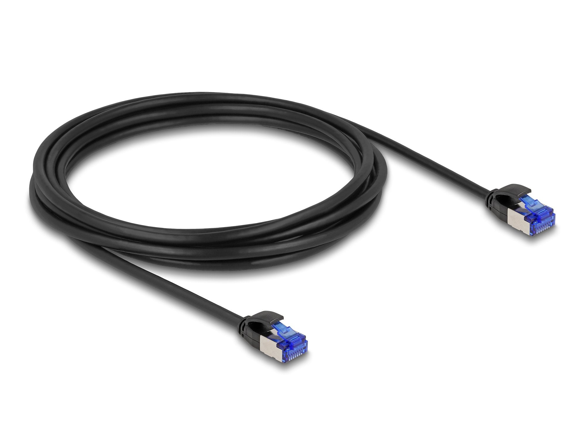 Delock 80229 Cable De Red Rj45 Cat.6a S/Ftp Slim 3 M Negro