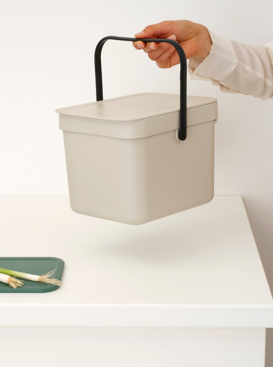 Brabantia Sort & Go Abfallbehäl. Soft Beige 6 L