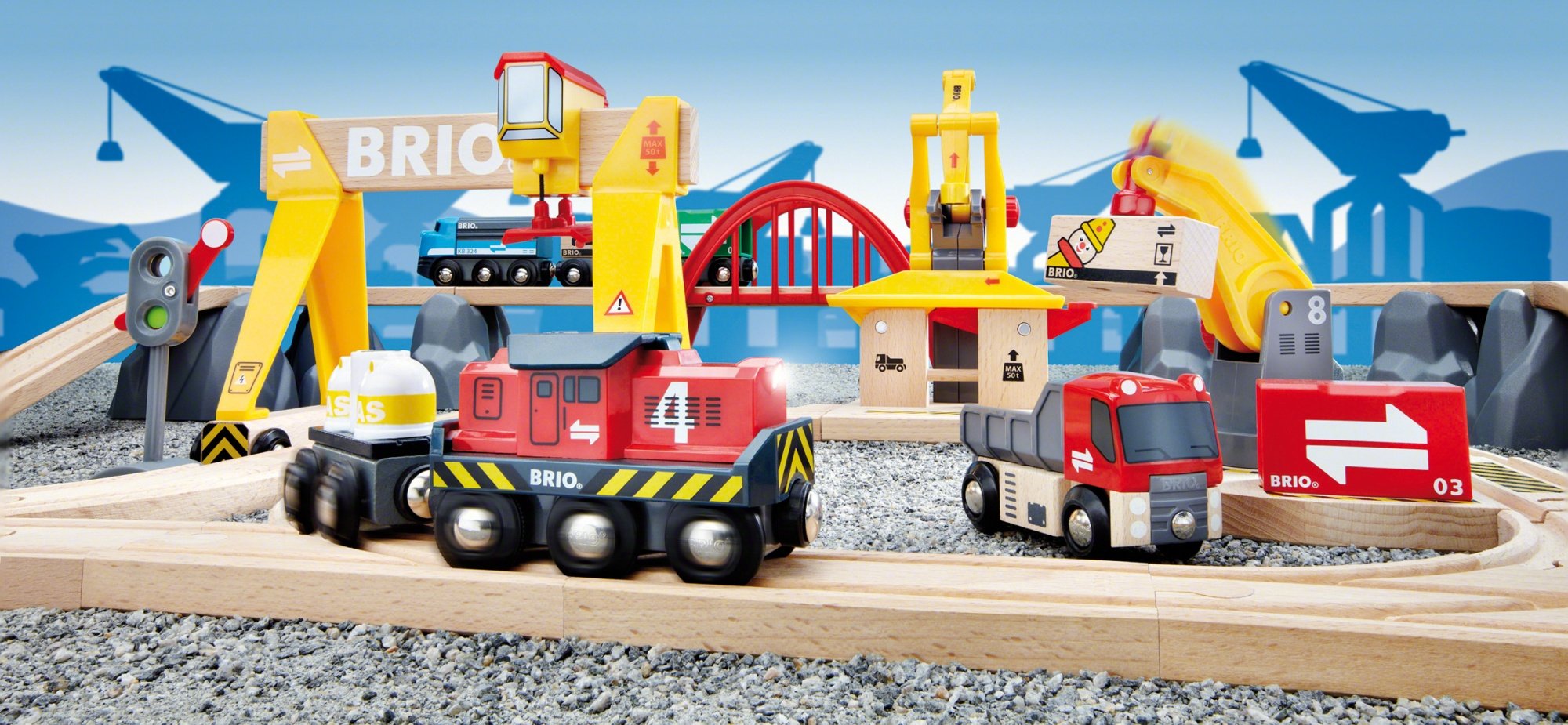 Brio World World Fracht Set Deluxe, Train 33097