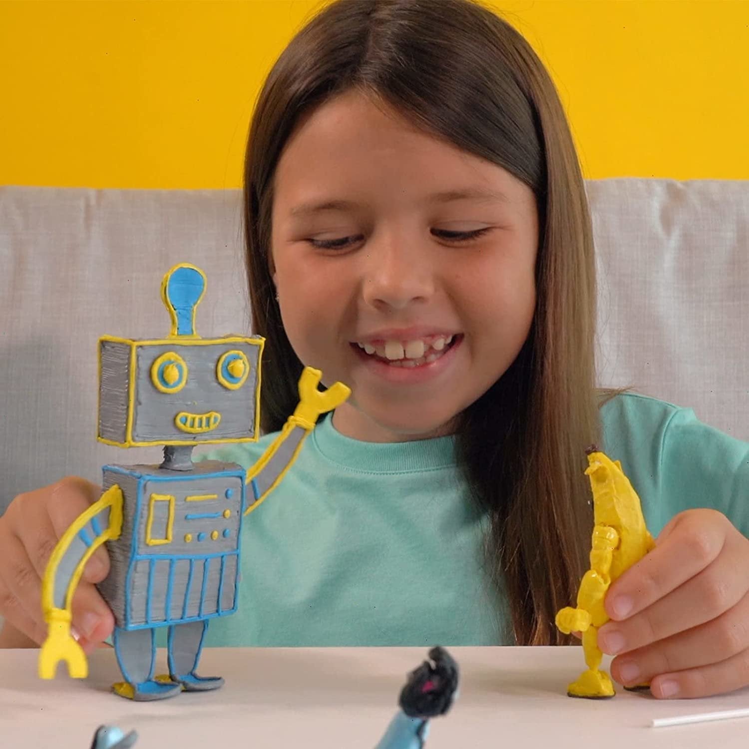 3doodler Start Plus Bolígrafo De Impresión 3d Para Niños A Partir De 6 Años, 2 Juegos De Eco-Cartuchos, Splus