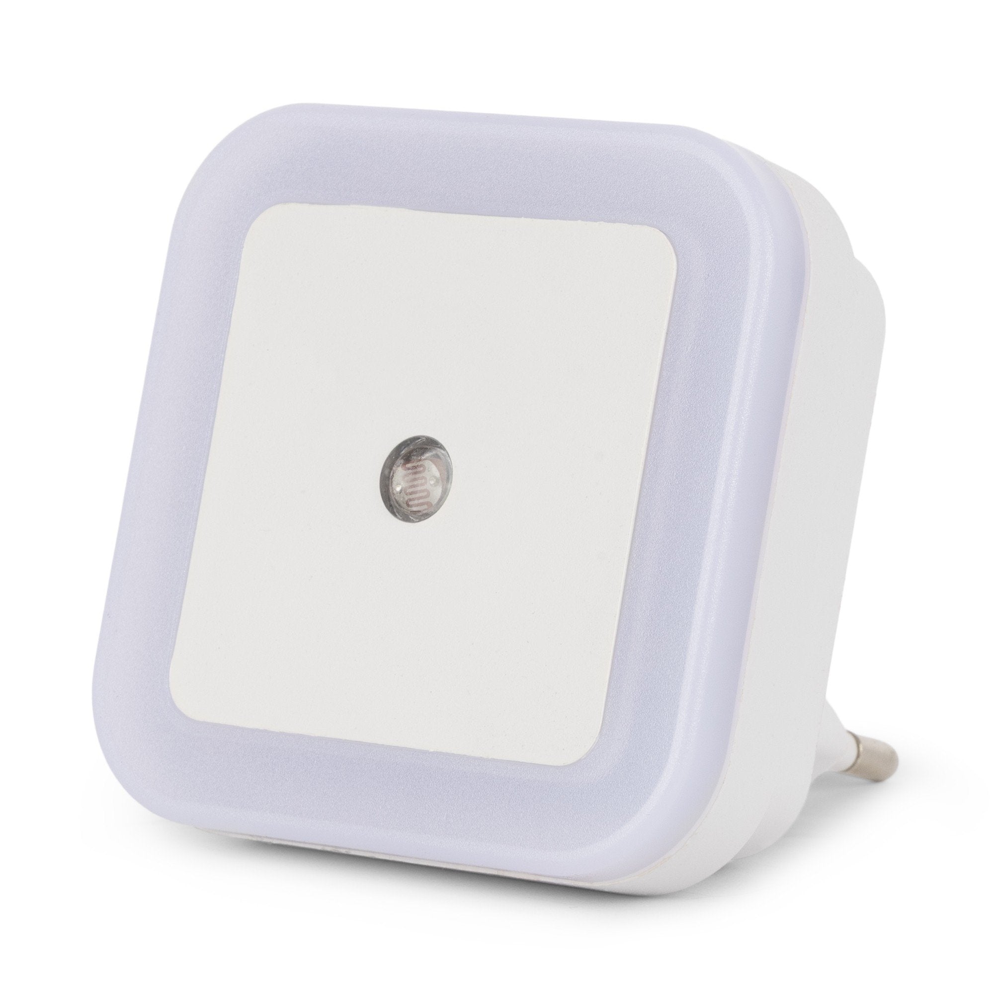 Entac Nachtlicht 0.5w Quadrat. Cw Blanco Dämmerungssensor