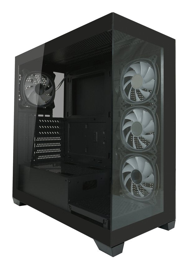 Gehäuse Miditower 715b Negro Usb3.2 Audio O.Netzteil Seamless_x