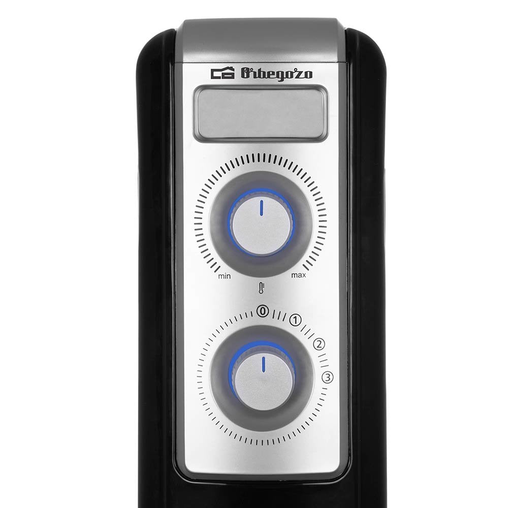 Orbegozo Rn-2000 Radiador De Aceite Potente Y Silencioso - Potencia Maxima 2000w - 9 Elementos Calorificos - 3