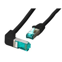 Efb Rj45 Cable De Red Cat.6a S Ftp Lszh 1x90 Schwarz 1m