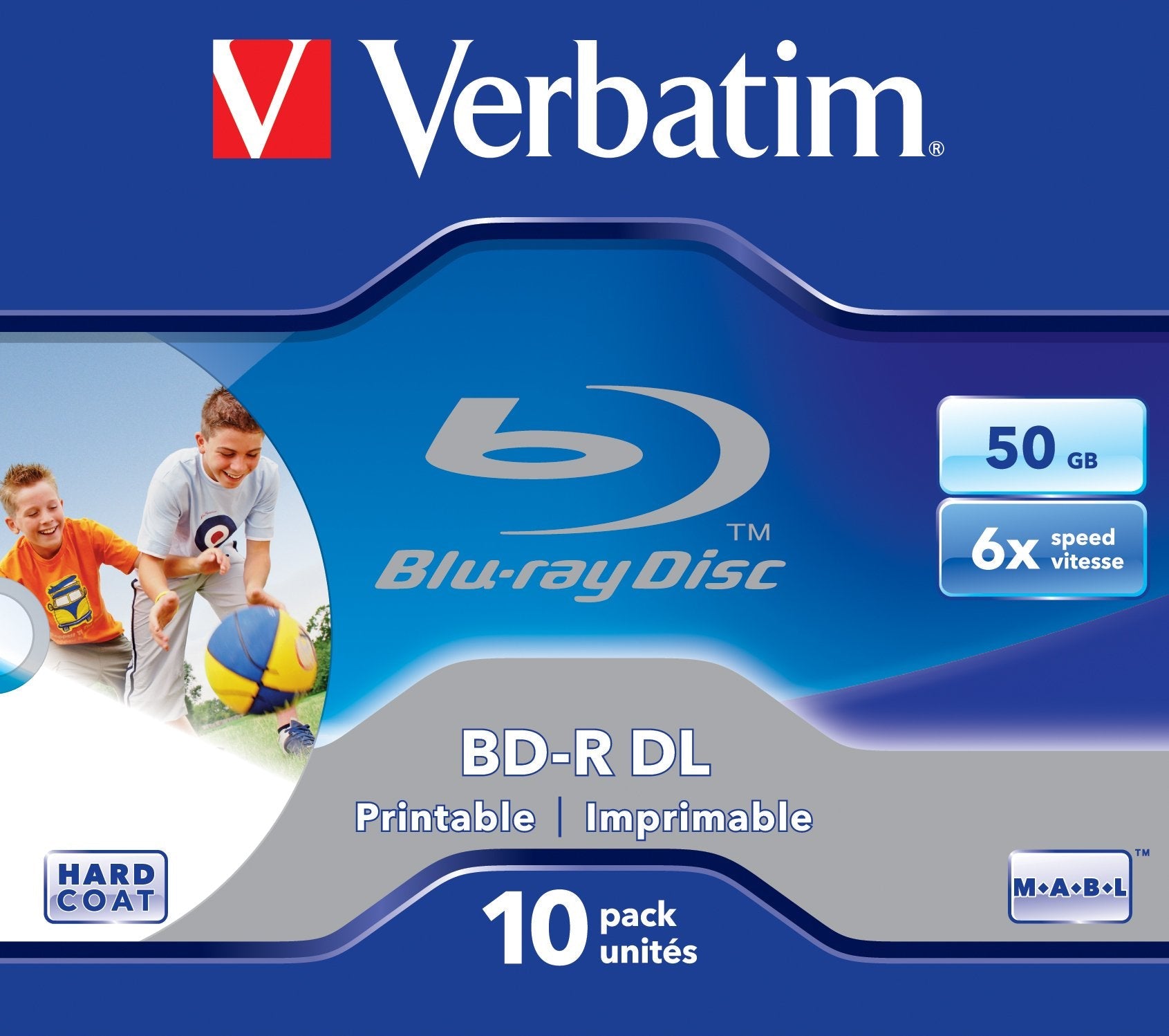 Verbatim Disco Bluray 50gb 10pcs Jew.C 6x Wide Printable No Id