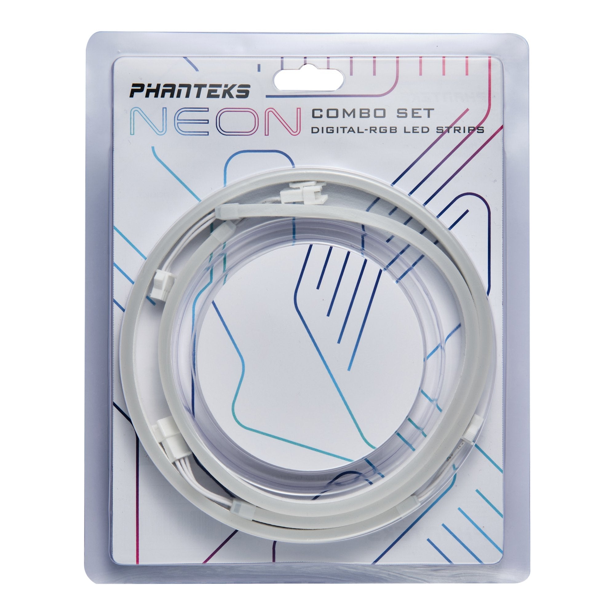 Phanteks Neon Digital Rgb Led Strip Combo Set [ 400m X 2 Pcs ] White