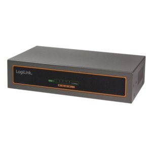 Switch  5 Ports 10/100mbit/S Poe, 30w Logilink (Sobremesa)