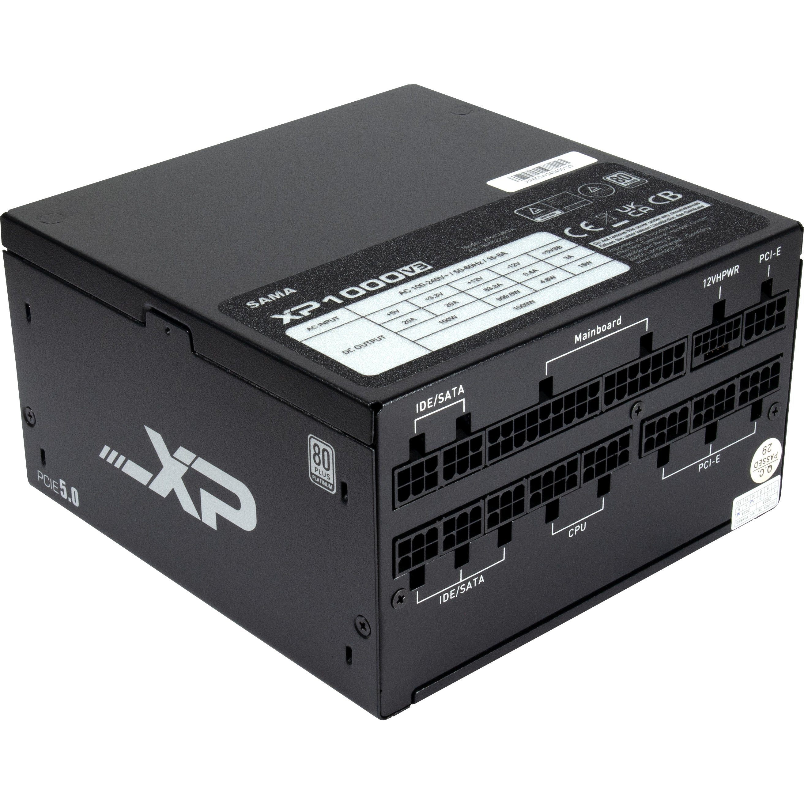 EAN 4260455648936 - Inter-Tech SAMA XPH-1000A unidad de fuente de alimentación 1000 W 20+4 pin ATX ATX Negro imagen 3