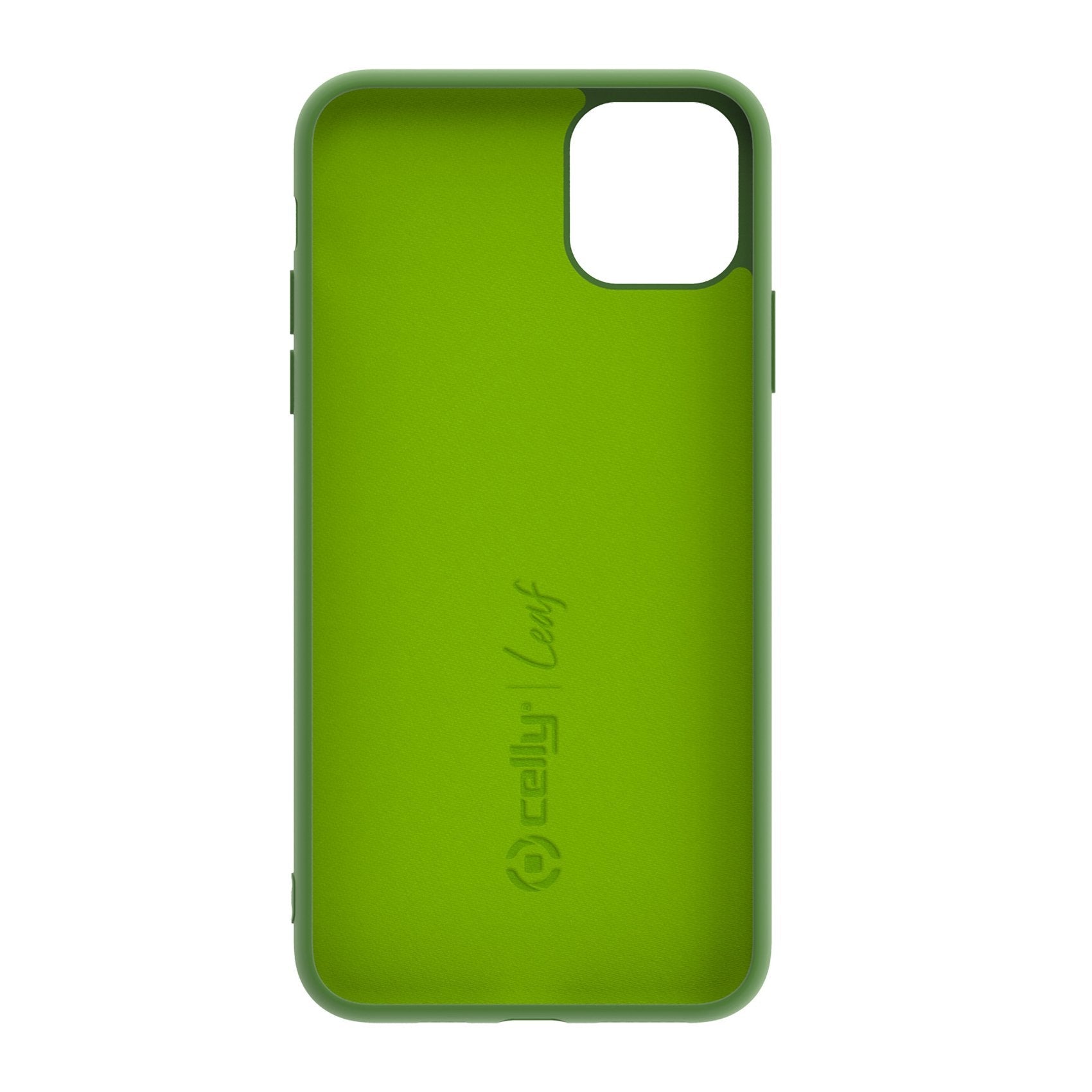 Carcasa Trasera Celly Leaf Para Iphone 11 Pro Max, Verde