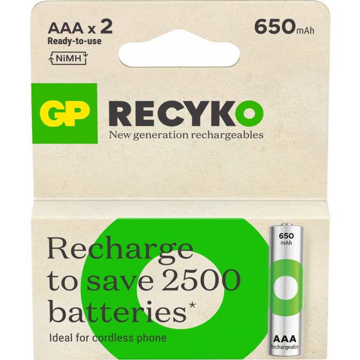 EAN 4891199212666 - GP Batteries 201248 pila doméstica Batería recargable AAA Níquel-metal hidruro (NiMH) imagen 3