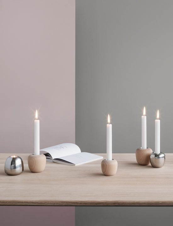 Stelton Ora Portavelas Madera