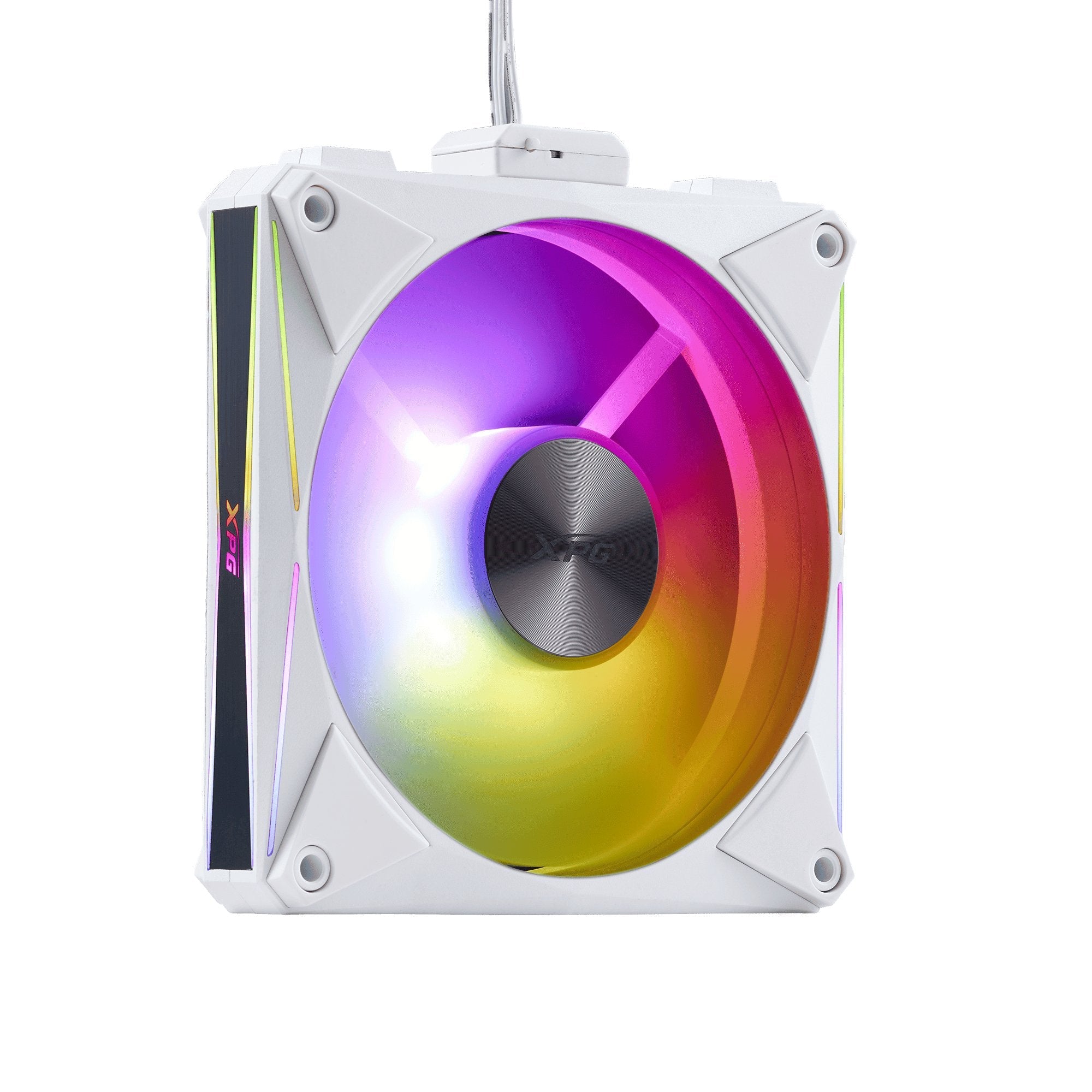 Ventilador Xpg Hurricane Mag 120 120mm Argb Pwm Fan 4er Pack Wh Retail