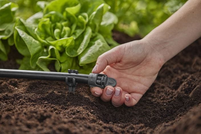 Tapón Micro-Drip-System Gardena 13mm (1/2") (Gris Oscuro, 5 Piezas 13205-20