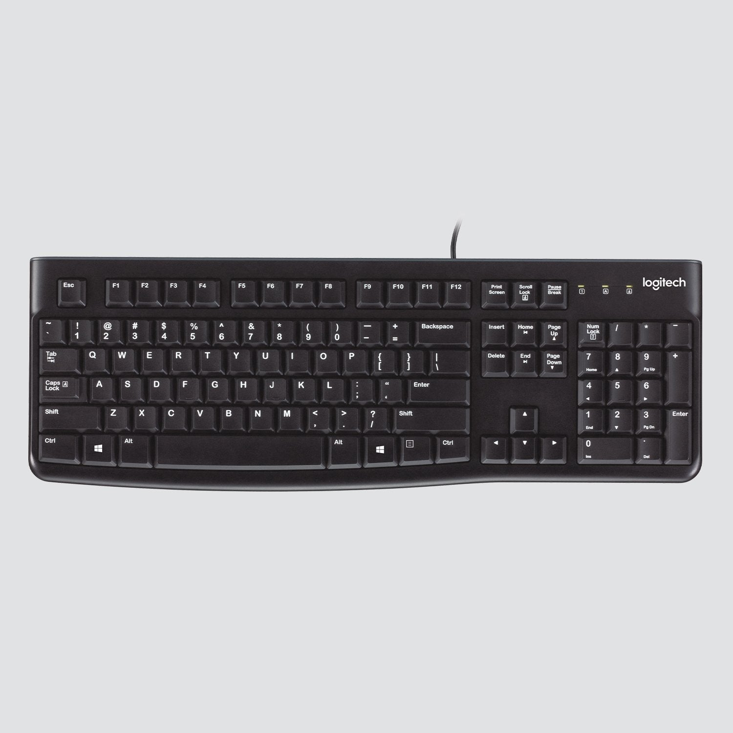 Logitech K120 Corded Teclado Teclado Usb Qwertz Suizo Negro