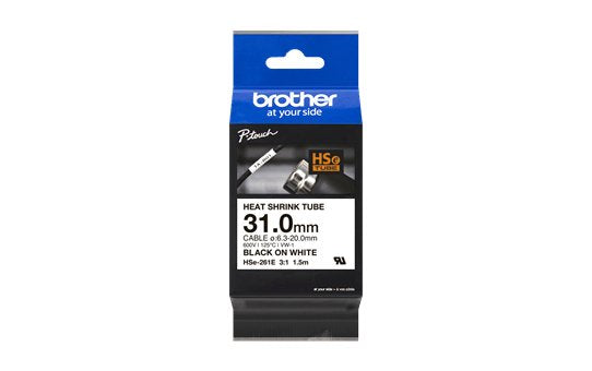 Brother Cinta Mecanográfico Negro Sobre Blanco Hse-261e