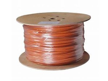 Equip Bobina Cable 100m Cat 7 S/Ftp Lszh Solid Copper Naranja 187321