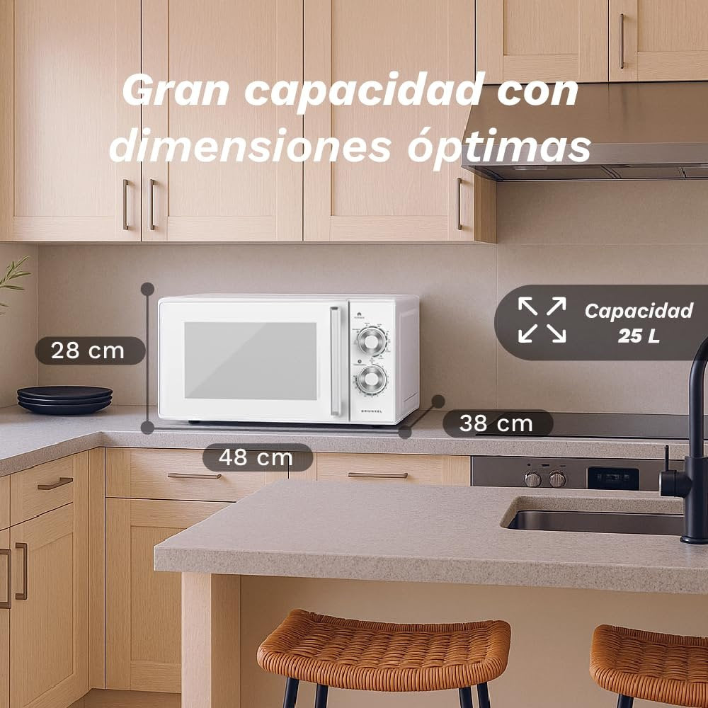 EAN 8426156018973 - Grunkel MWG-25MG microondas Blanco Microondas con grill Encimera 25 L 900 W imagen 2