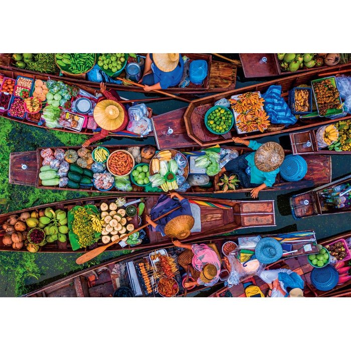 Puzzle Thai Floating Market High Quality 1000pzs